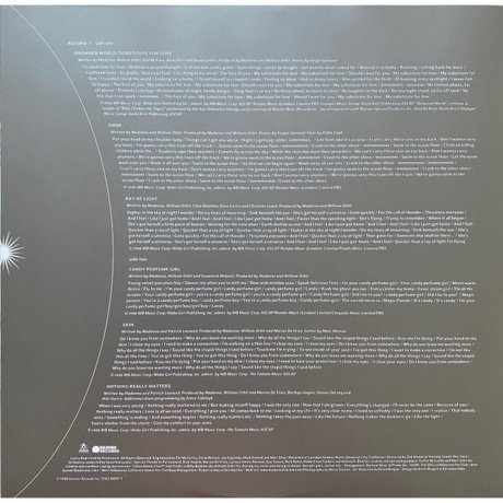 Madonna - Ray Of Light (0093624684718) виниловая пластинка - фото 25