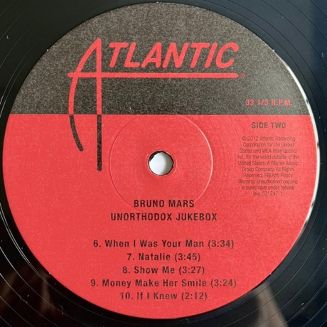 Bruno Mars - Unorthodox Jukebox (0075678761713) виниловая пластинка - фото 4