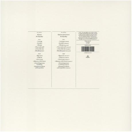 Pet Shop Boys - Elysium (2017 remastered) (0190295852771) виниловая пластинка - фото 2