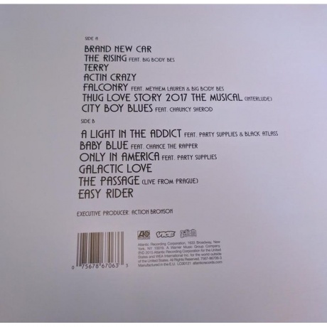 Action Bronson - Mr. Wonderful (0075678670633) виниловая пластинка - фото 2