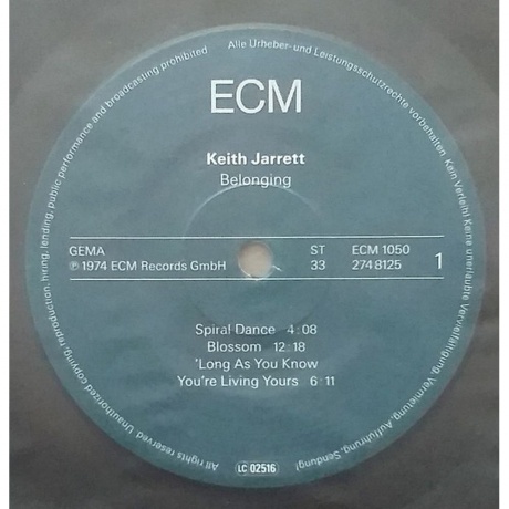 Garbarek; Jarrett; Danielsson; Christensen - Belonging (0602527481258) виниловая пластинка - фото 3