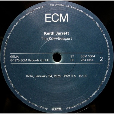 Keith Jarrett - The Koln Concert (0602527278889) виниловая пластинка - фото 6