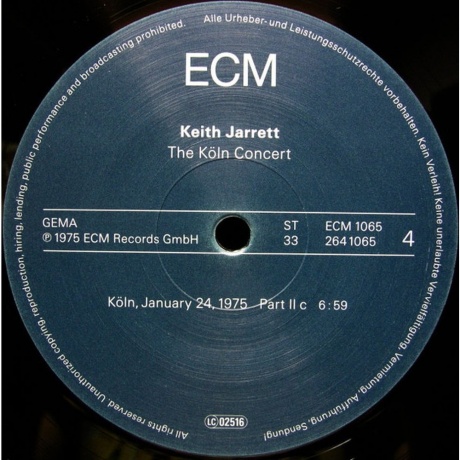 Keith Jarrett - The Koln Concert (0602527278889) виниловая пластинка - фото 8