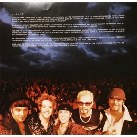 Scorpions - Acoustica (0889854069810) виниловая пластинка - фото 8