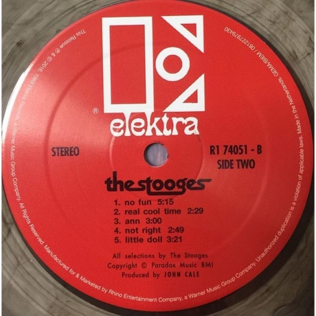 The Stooges - The Stooges (coloured) (0081227943141) виниловая пластинка - фото 4