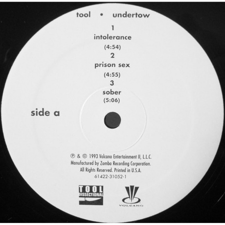 Tool - Undertow (0614223105215) виниловая пластинка - фото 3