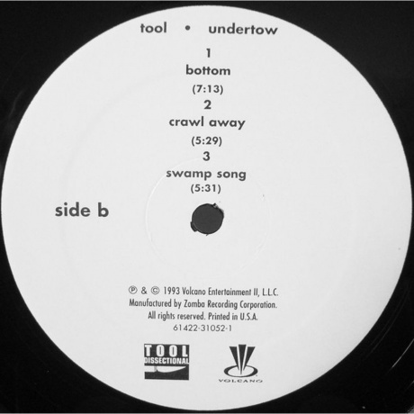 Tool - Undertow (0614223105215) виниловая пластинка - фото 4