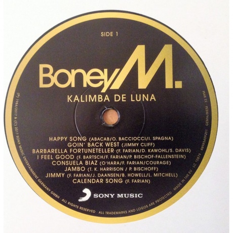 Boney M. - Kalimba De Luna (0889854092016) виниловая пластинка - фото 3