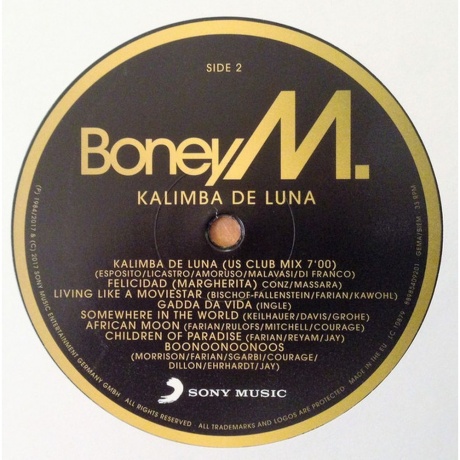 Boney M. - Kalimba De Luna (0889854092016) виниловая пластинка - фото 4