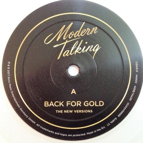 Modern Talking - Back For Gold (coloured) (0889854347017) виниловая пластинка - фото 3