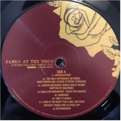 PANIC! At The Disco - A Fever You Can'T Sweat Out (0075678667626) виниловая пластинка - фото 8