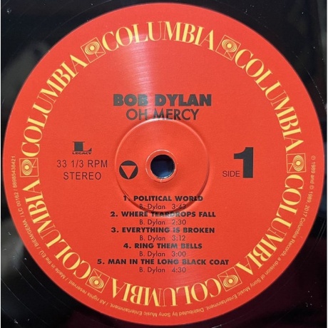 Bob Dylan - Oh Mercy (0889854384210) виниловая пластинка - фото 3