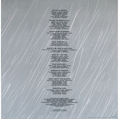 Bob Dylan - Oh Mercy (0889854384210) виниловая пластинка - фото 7