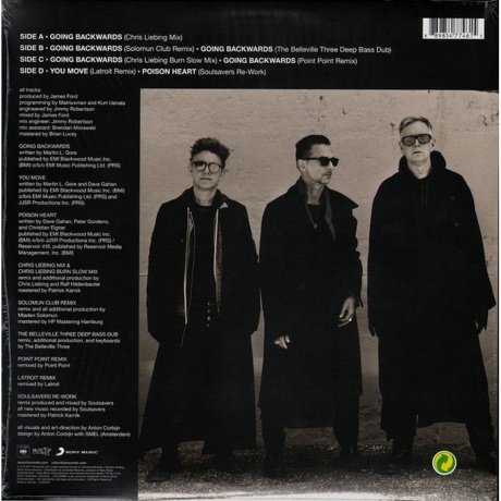 Depeche Mode - Going Backwards (Remixes) (2Lp) (0889854774615) виниловая пластинка - фото 2