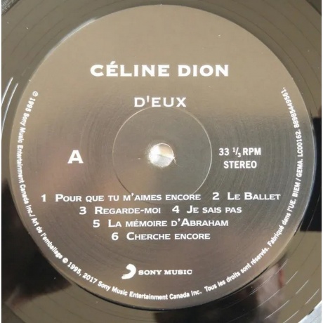 Dion, Celine, D'Eux (0889854495619) виниловая пластинка - фото 7