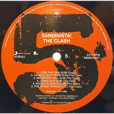 The Clash - Sandinista! (0889854350710) виниловая пластинка - фото 7