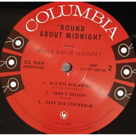 Miles Davis - Round About Midnight (0889854345211) виниловая пластинка - фото 4