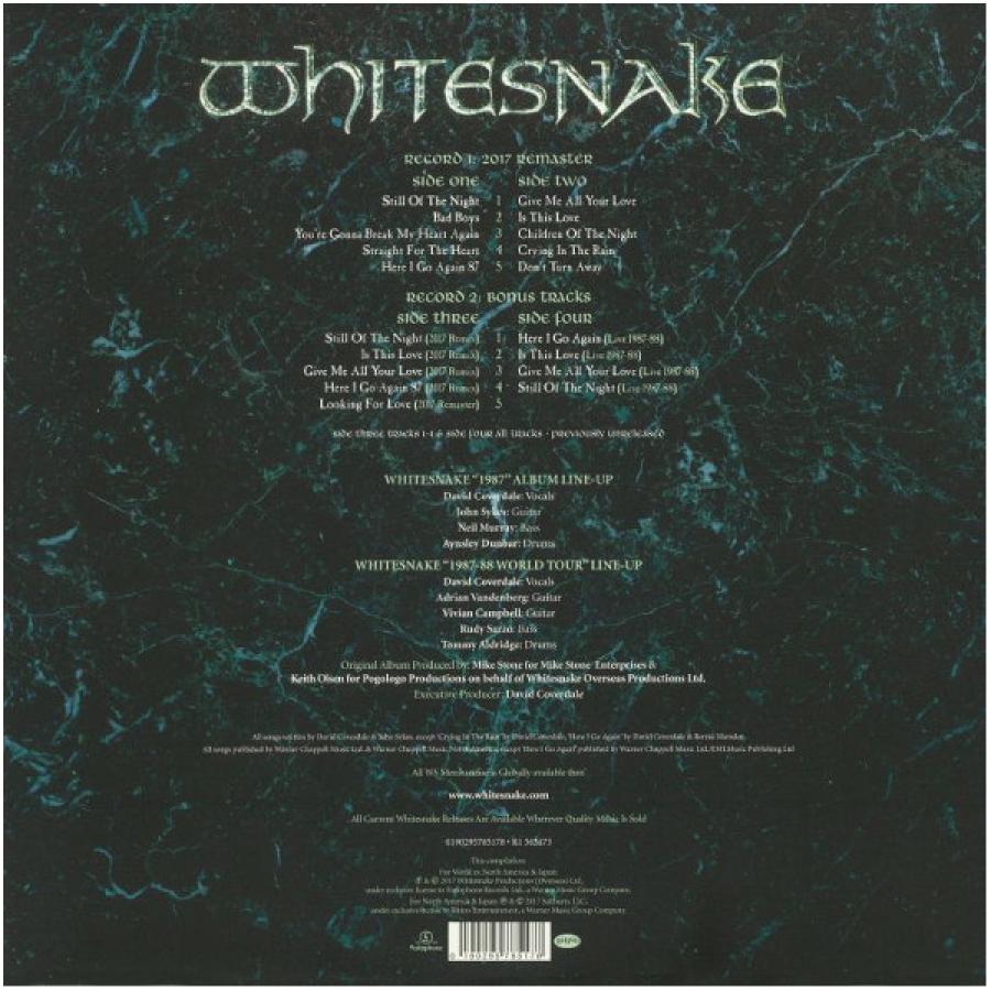 Виниловая Пластинка Whitesnake 1987 (30Th Anniversary) - фото 2