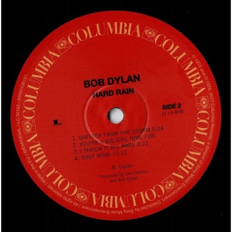 Bob Dylan - Hard Rain (0889854381813) виниловая пластинка - фото 4