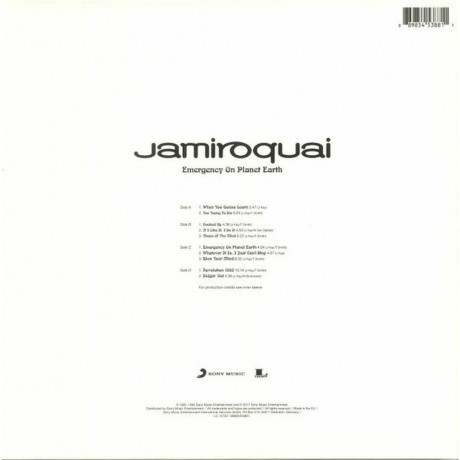 Jamiroquai - Emergency On Planet Earth (2Lp) (0889854538811) виниловая пластинка - фото 2