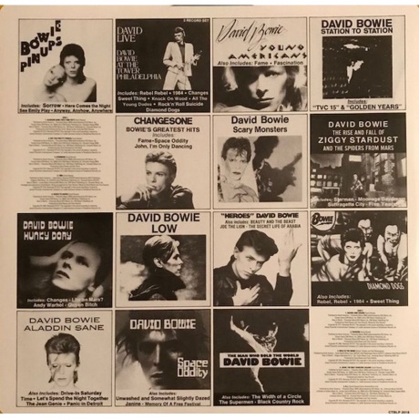 David Bowie - ChangesTwoBowie (0190295740542) виниловая пластинка - фото 4