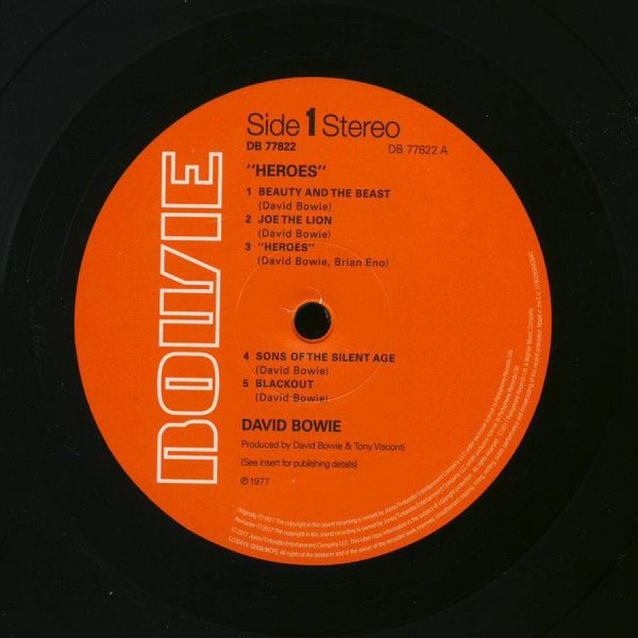 Виниловая пластинка Bowie, David, Heroes (Remastered) (0190295842840)