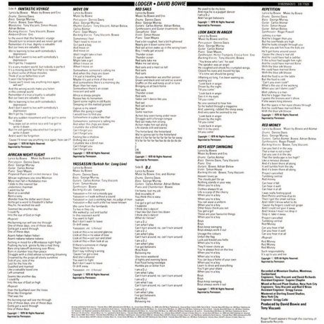 David Bowie - Lodger (0190295842673) виниловая пластинка - фото 9