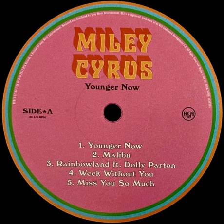 Miley Cyrus - Younger Now (0888751466418) виниловая пластинка - фото 4
