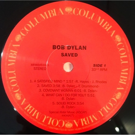Bob Dylan - Saved (0889854510213) виниловая пластинка - фото 3