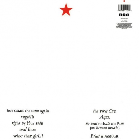 Eurythmics - Touch (0190758116211) виниловая пластинка - фото 2