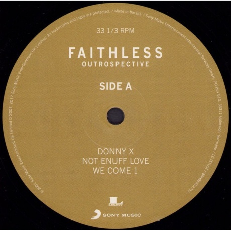 Faithless - Outrospective (0889854227913) виниловая пластинка - фото 9
