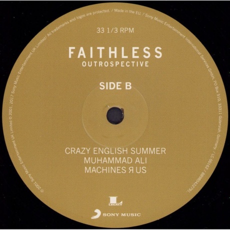 Faithless - Outrospective (0889854227913) виниловая пластинка - фото 10