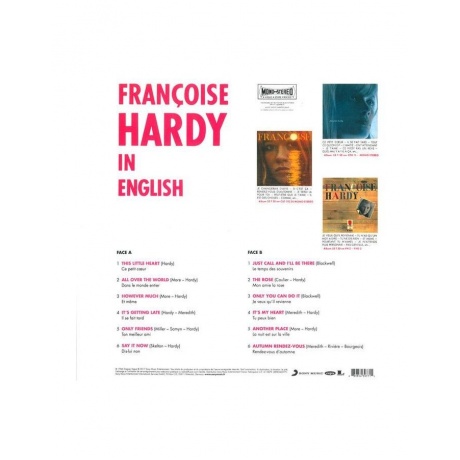 Виниловая пластинка Hardy, Franсoise, In English (coloured) (0889854397715) - фото 2