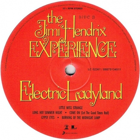 Jimi Hendrix - Electric Ladyland (0888751345119) виниловая пластинка - фото 5