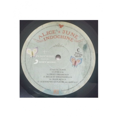Виниловая пластинка Indochine, Alice &amp; June (0889853222513) - фото 6