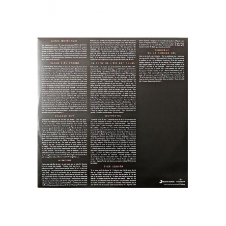 Indochine, Black City Parade (0889853534616) виниловая пластинка - фото 4