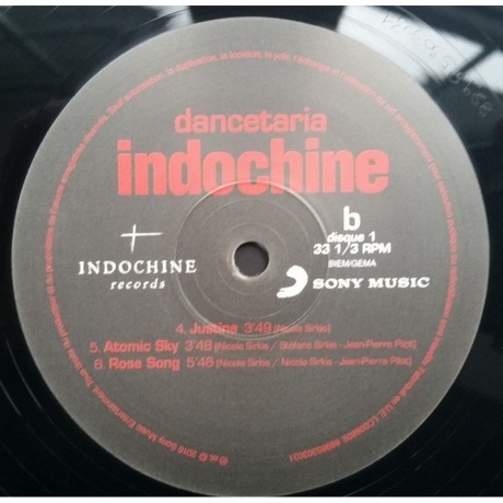 Indochine - Dancetaria (0889853030316) виниловая пластинка - фото 7