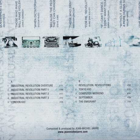 Jean Michel Jarre - Revolutions (0190758282510) виниловая пластинка - фото 7
