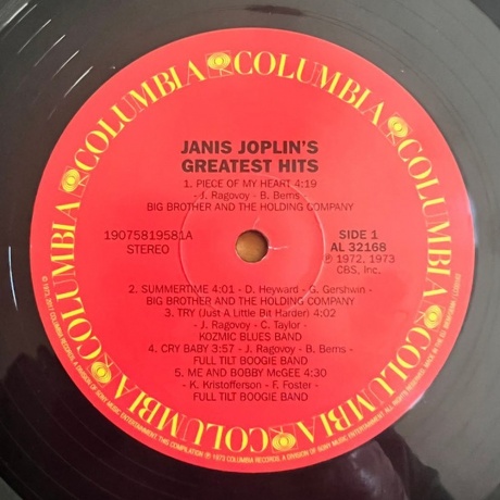 Janis Joplin - Greatest Hits (0190758195810) виниловая пластинка - фото 3