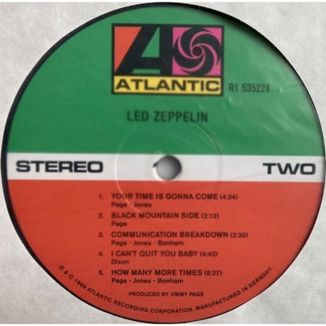 Led Zeppelin - Led Zeppelin (0081227966416) виниловая пластинка - фото 4