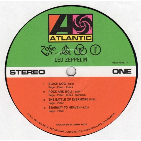 Led Zeppelin - Led Zeppelin IV (Remastered) (0081227965778) виниловая пластинка - фото 4