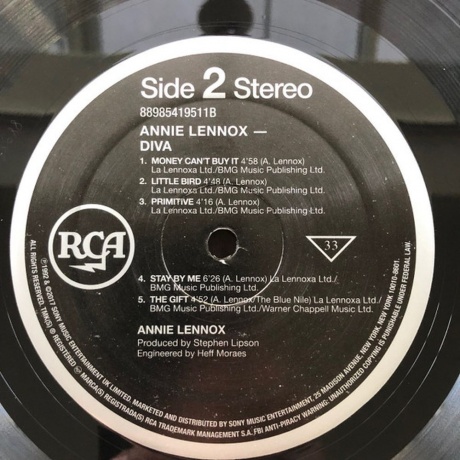 Annie Lennox - Diva (0889854195113) виниловая пластинка - фото 4