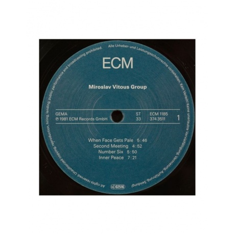 Виниловая пластинка Miroslav Vitous Group, Miroslav Vitous Group - фото 3