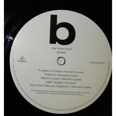 Pet Shop Boys - Please (0190295832759) виниловая пластинка - фото 4