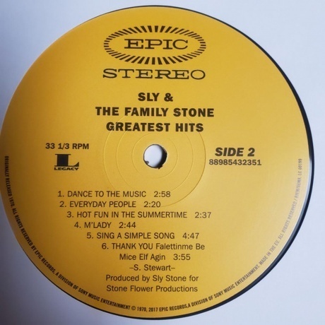 Sly &amp; The Family Stone - Greatest Hits (0889854323516) виниловая пластинка - фото 4