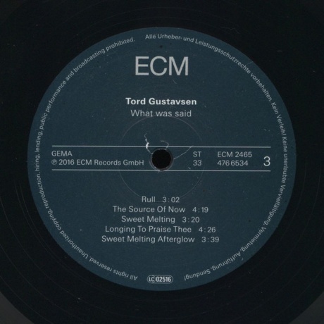 Tord Gustavsen - What Was Said (0602547665324) виниловая пластинка - фото 5