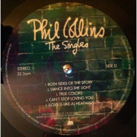 Phil Collins - The Singles (0603497860272) виниловая пластинка - фото 10