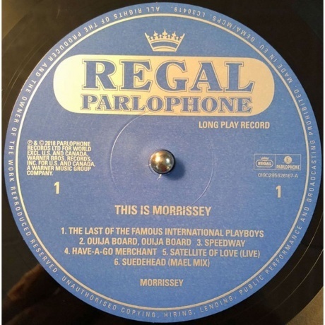 Morrissey - This is Morrissey (0190295626167) виниловая пластинка - фото 3