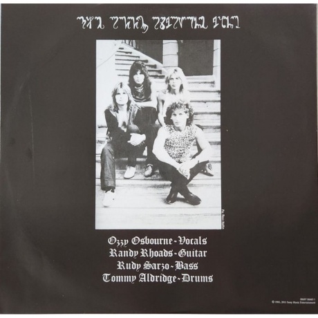 Osbourne, Ozzy, Diary Of A Madman (0886978666512) виниловая пластинка - фото 3