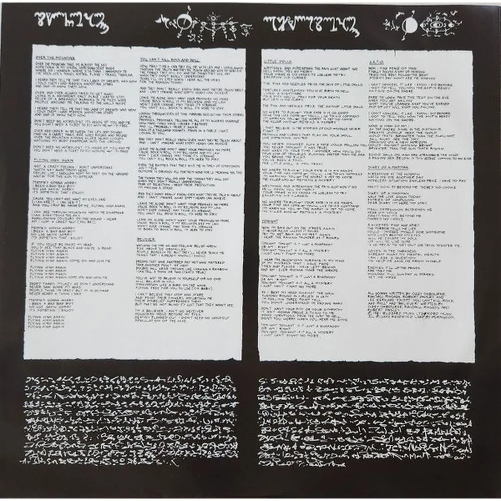 Osbourne, Ozzy, Diary Of A Madman (0886978666512) виниловая пластинка - фото 4